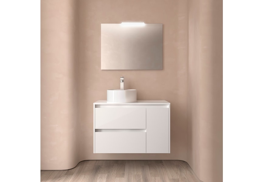 Mueble de baño con encimera de madera Noja Salgar principal 7