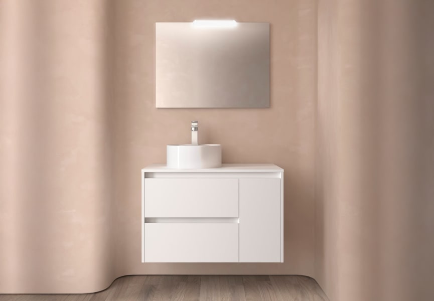 Mueble de baño con encimera de madera Noja Salgar principal 8