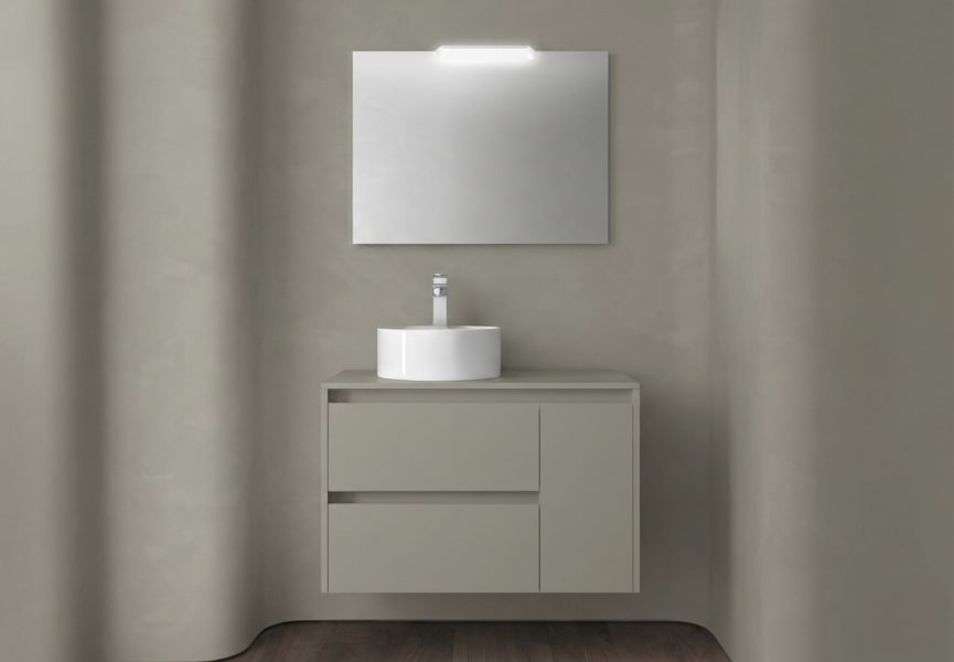 Mueble de baño con encimera de madera Noja Salgar principal 9