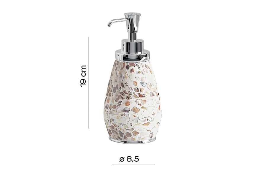 Conjunto de accesorios de baño Marina Gedy croquis 5