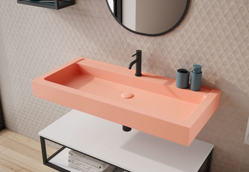 Lavabo suspendido Darya Coycama detalle 16
