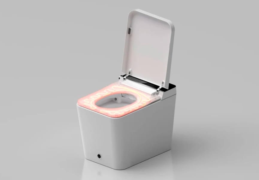 Inodoro inteligente Orion Fossil Natura detalle 7