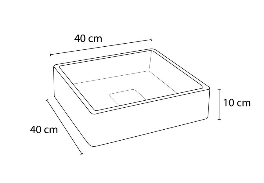 Lavabo de mármol natural Nilo Bruntec croquis 5