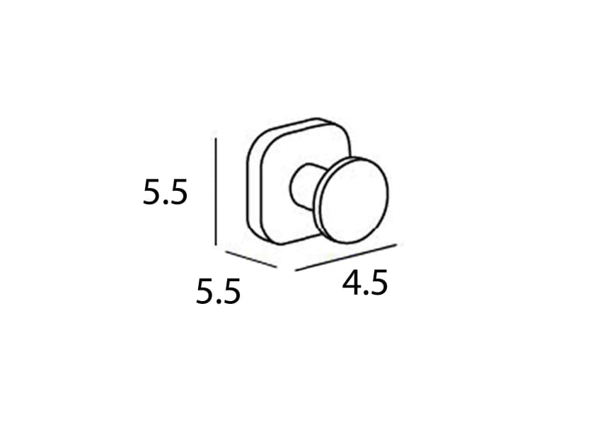 Percha de baño Bassic Manillons Torrent croquis 1