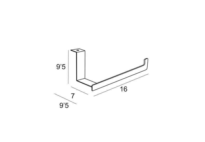 Toallero a mueble Manillons Torrent croquis 4