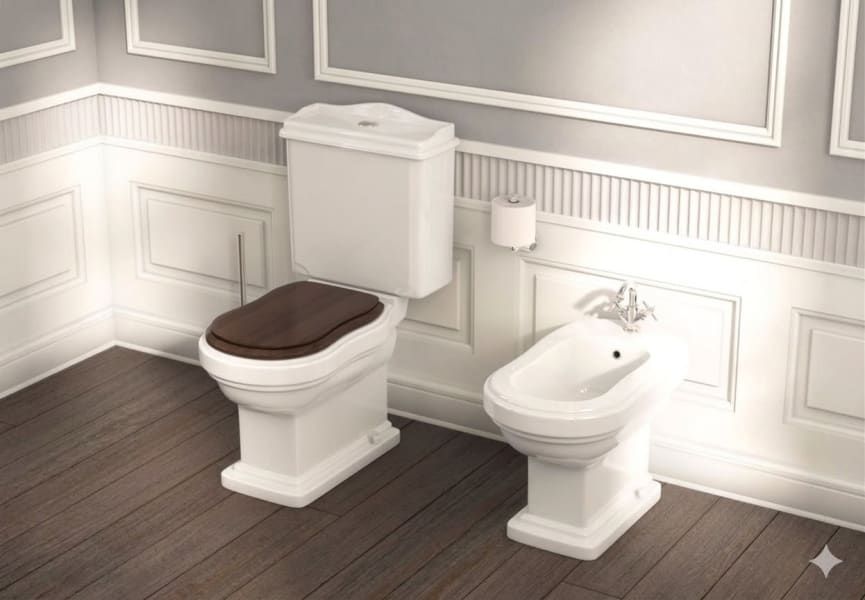 Pack inodoro compacto + bidé Atenas Fossil Natura principal 0