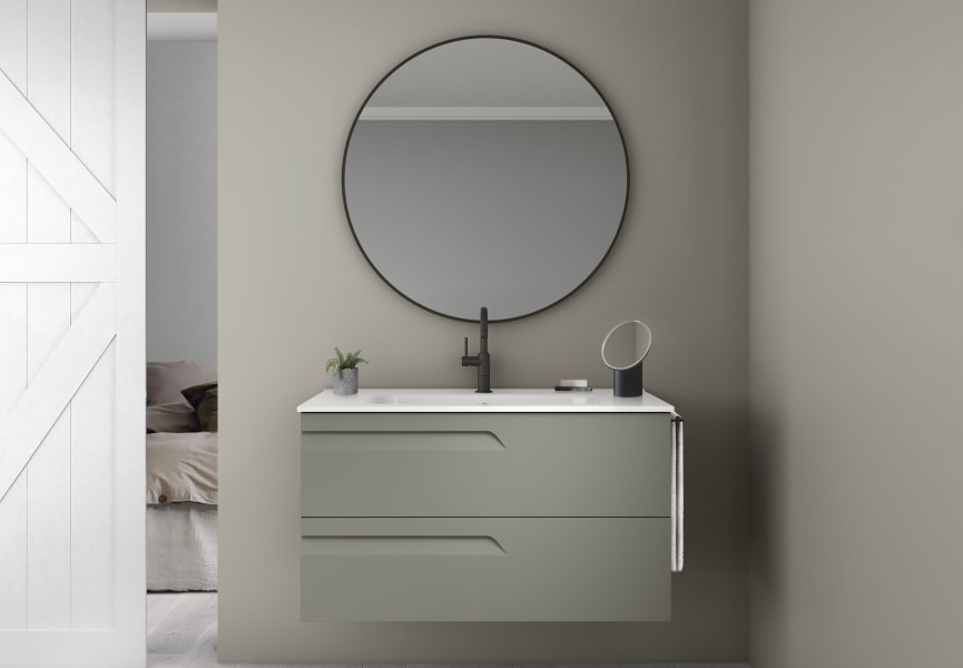 Conjunto mueble de baño fondo reducido 39 cm Vitale Royo principal 1