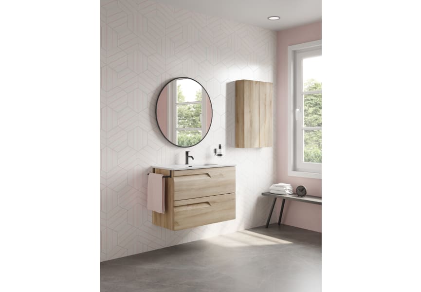 Conjunto mueble de baño fondo reducido 39 cm Vitale Royo Ambiente 8