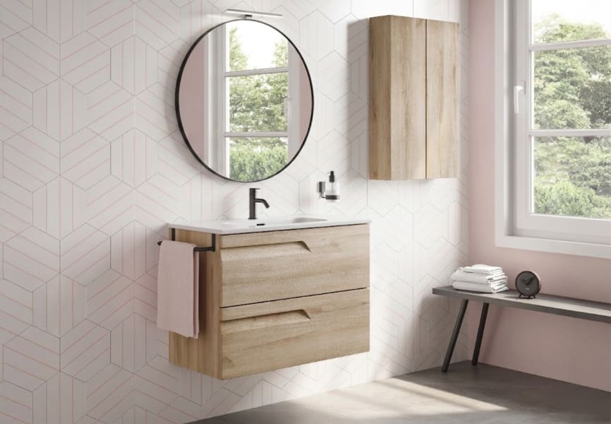 Conjunto mueble de baño fondo reducido 39 cm Vitale Royo principal 0