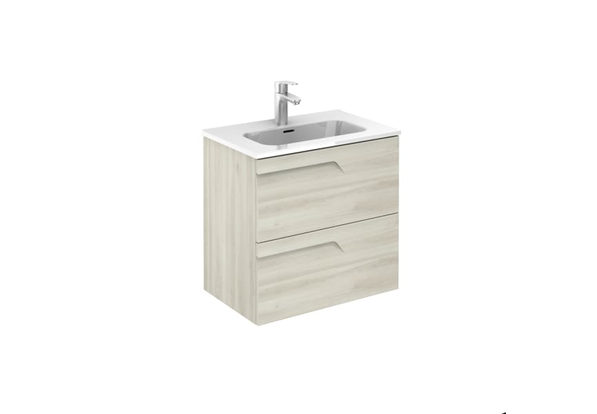 Conjunto mueble de baño fondo reducido 39 cm Vitale Royo 3D 11