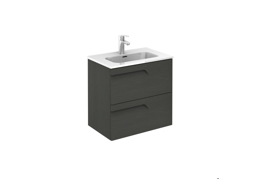 Conjunto mueble de baño fondo reducido 39 cm Vitale Royo 3d 12