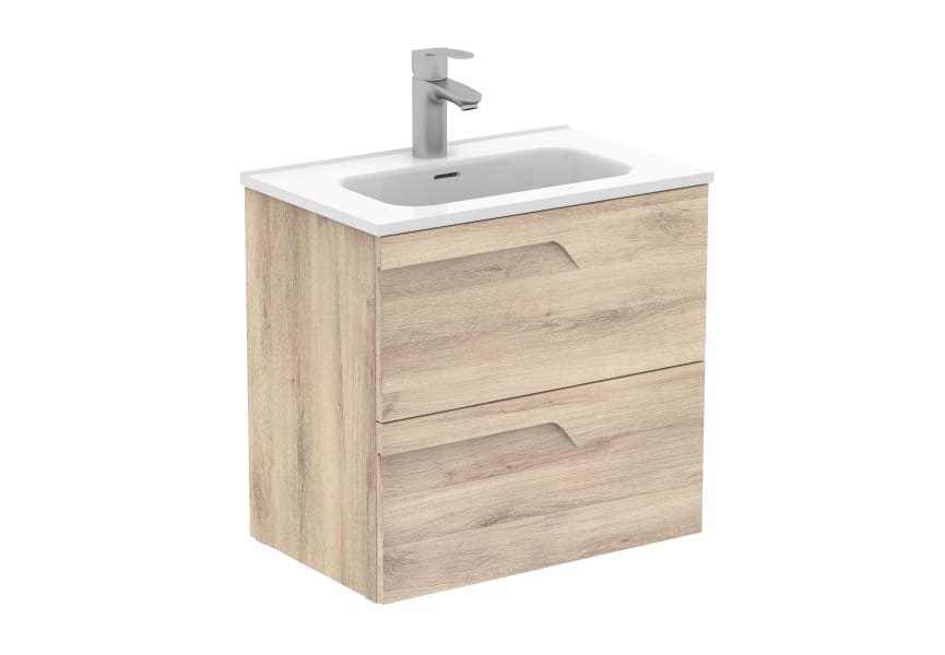 Conjunto mueble de baño fondo reducido 39 cm Vitale Royo 3D 13