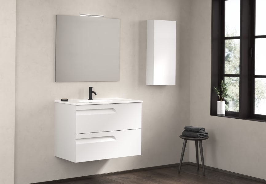 Conjunto mueble de baño fondo reducido 39 cm Vitale Royo principal 2