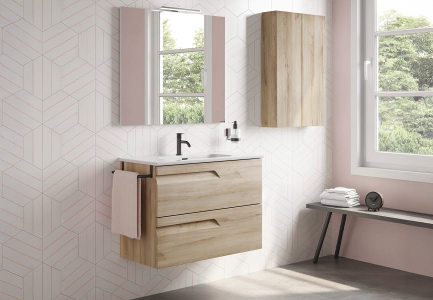 Conjunto mueble de baño fondo reducido 39 cm Vitale Royo principal 0