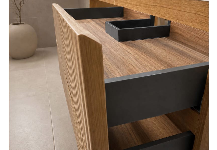 Conjunto Mueble de baño Alpes 21 Bruntec con lavabo Solid Surface detalle 10
