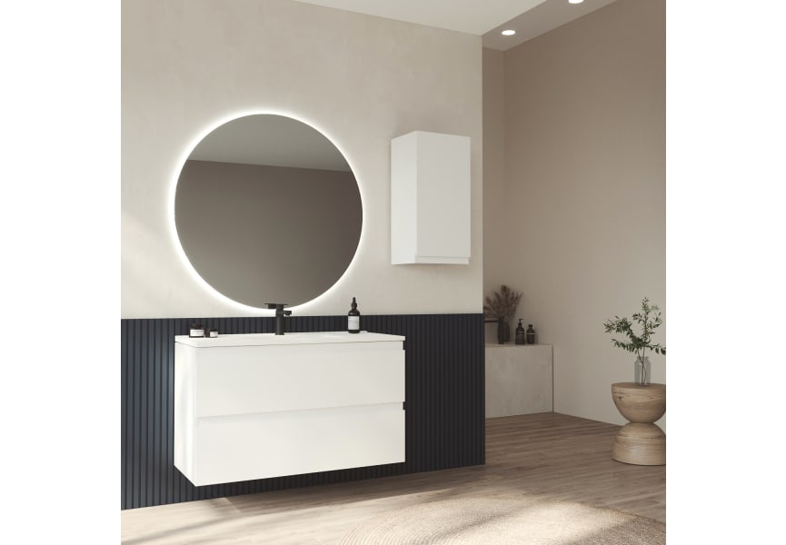 Mueble de baño lacado fondo reducido 37.8 cm Vilma Bruntec principal 0