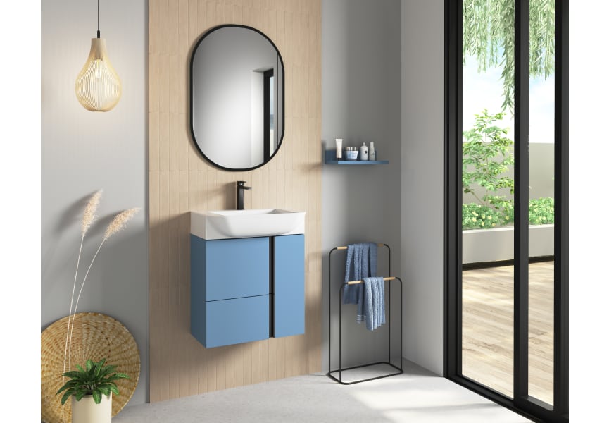 Conjunto mueble de baño fondo reducido 28 cm Versa Coycama principal 1
