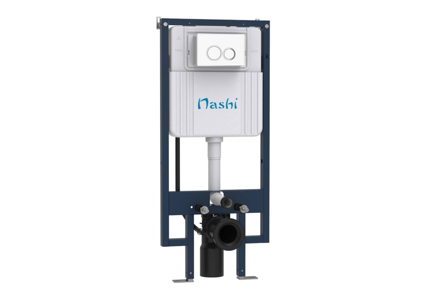 Pack Inodoro japonés inteligente suspendido + cisterna + placa accionamiento  Eos Pro Nashi detalle 4