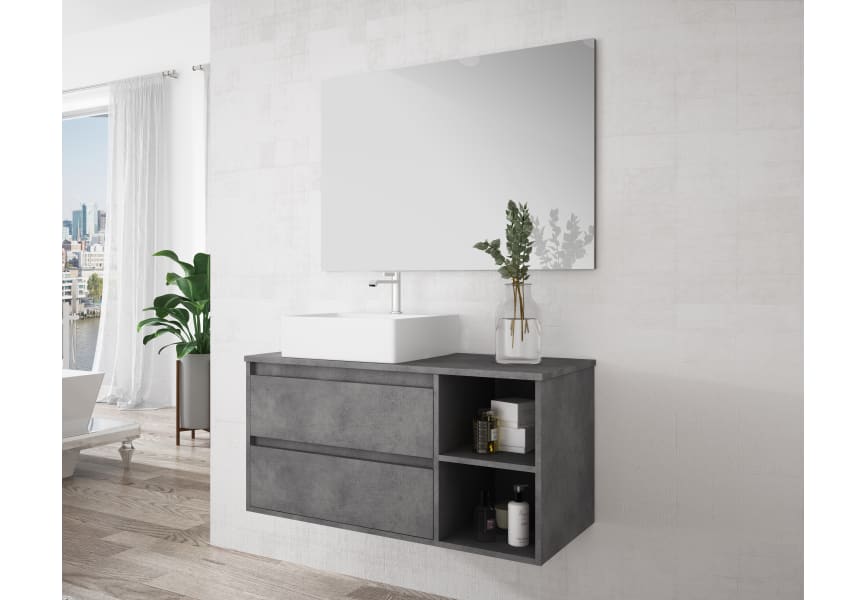 Mueble de baño con encimera de madera Atlanta Bruntec Principal 1