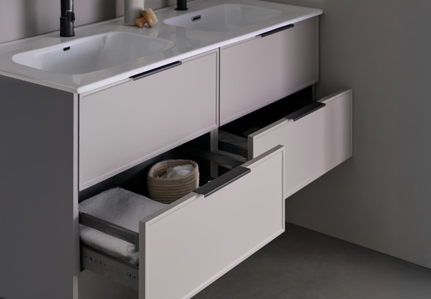 Conjunto mueble de baño Kubik Sanchis detalle 4