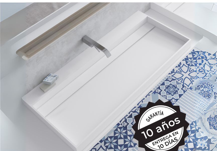 Lavabo sobre encimera French Bruntec opción 2