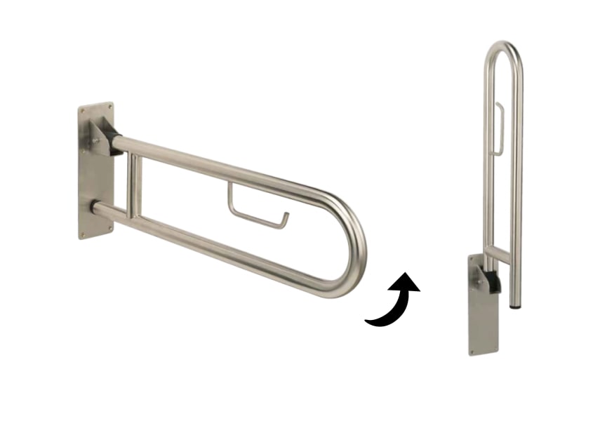 Barra abatible PMR 108 Bruntec detalle 2