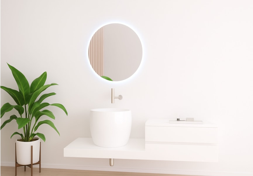 Espejo de baño con luz LED Clara Bruntec principal 0