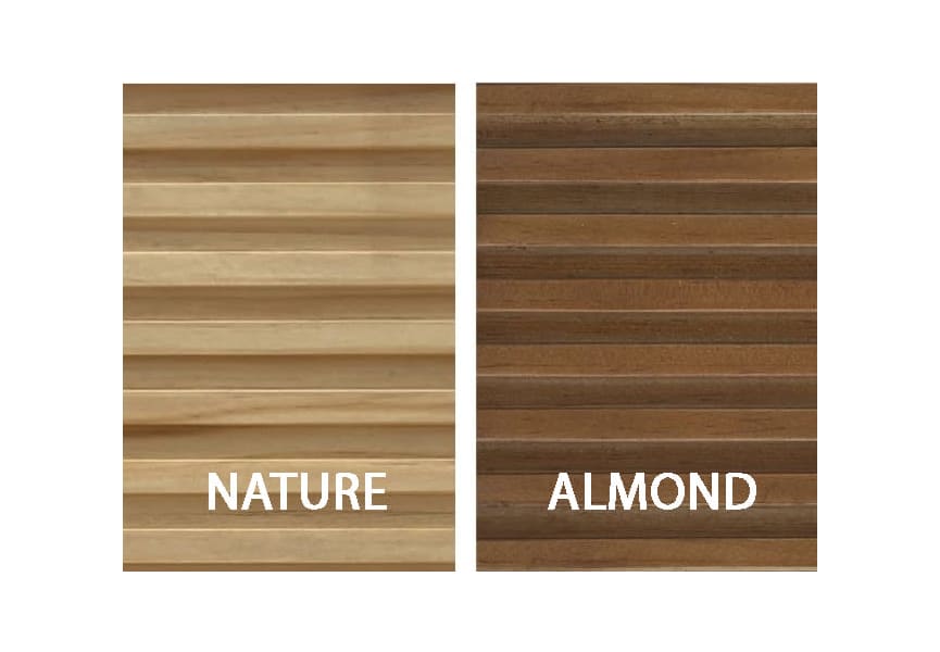 Conjunto de mueble de baño madera maciza palilleria Horizontal Alpes 7 Bruntec detalle 2