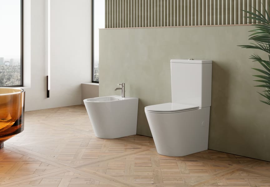 Pack inodoro + cisterna + bidé Lisboa Bruntec principal 1
