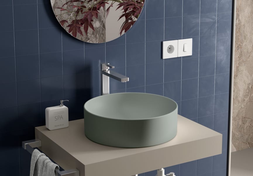 Lavabo sobre encimera Aruba Coycama ambiente 16