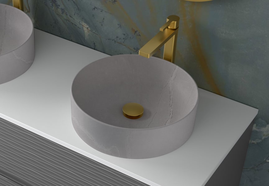 Lavabo sobre encimera Aruba Coycama detalle 15