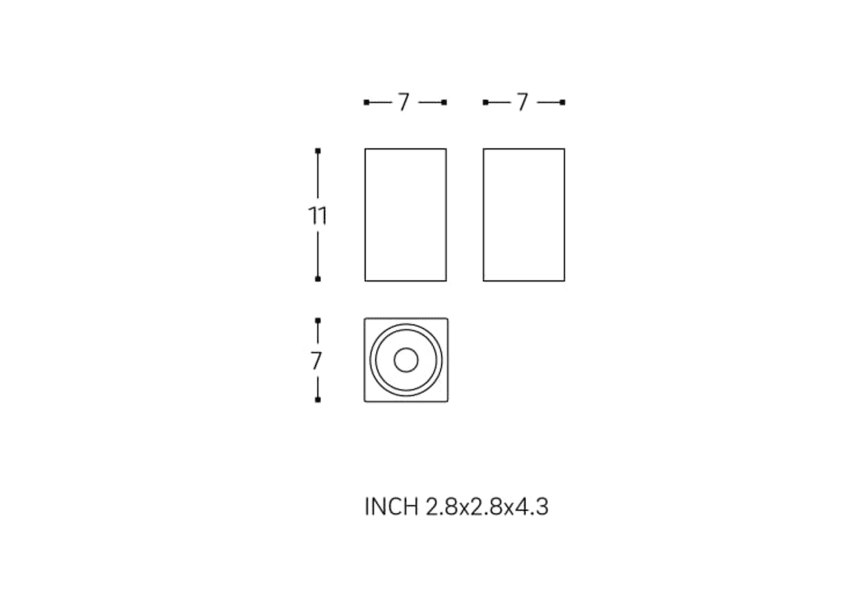 Portacepillos de baño Metric Cosmic croquis 2