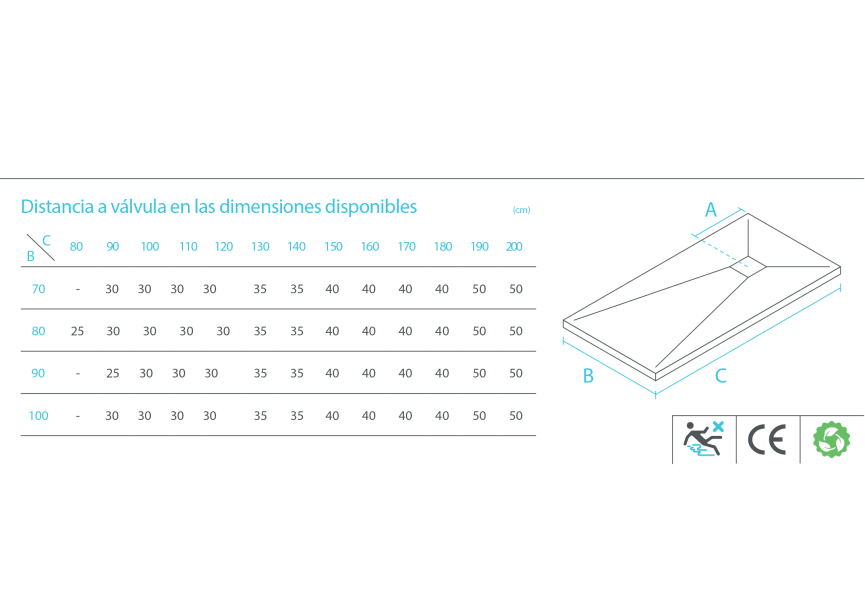 Plato de ducha ultraligero de Bruntec opción 4