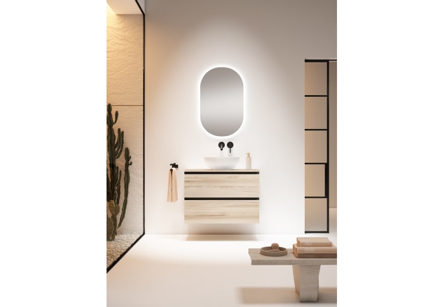 Mueble de baño con encimera de MDF Hidrófuga de madera Granada Visobath principal 2