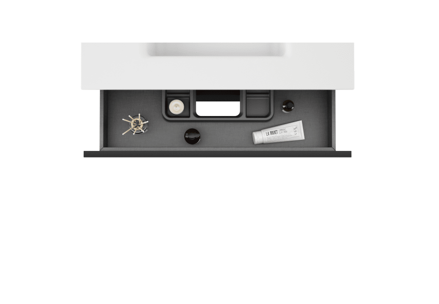 Mueble de baño con encimera de MDF Hidrófuga de madera Granada Visobath detalle 4