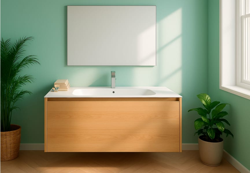 Lavabo encastrado Hermes Art and bath ambiente 1