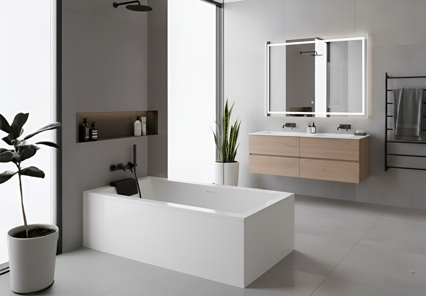 Bañera encastrada Vértice Unisan Sanindusa principal 0