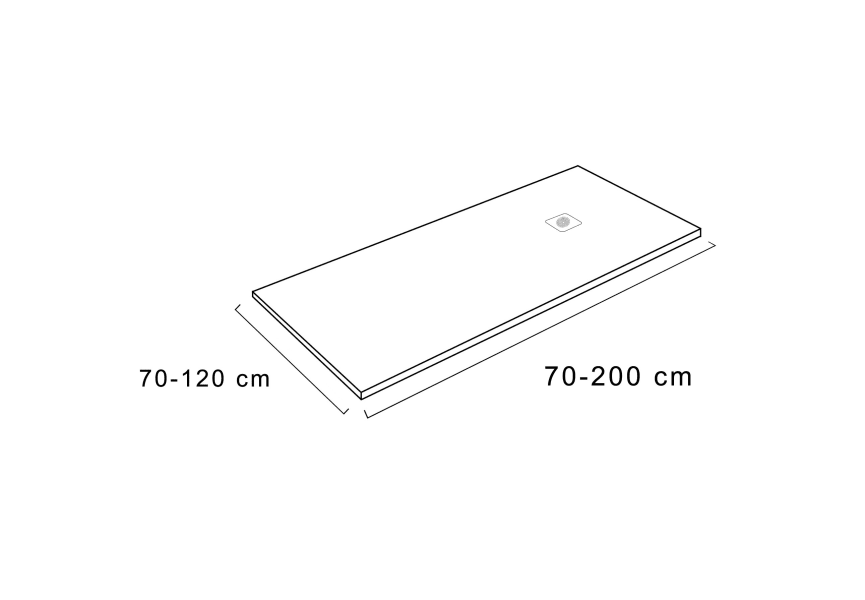 Rejilla cuadrada de 12 X 12 cm en acero inoxidable para platos de ducha de  resina