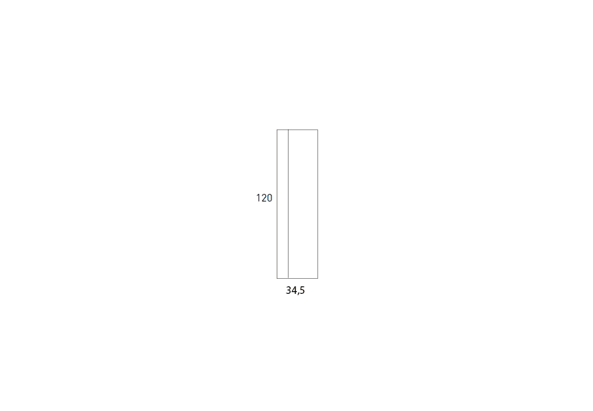 Columna de baño Vision de Viso Bath croquis 2