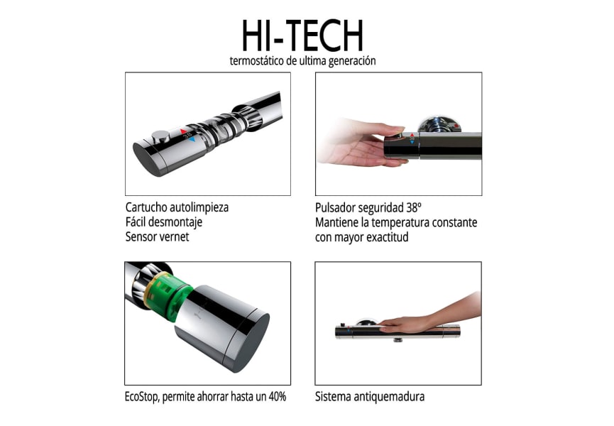 Conjuntos de ducha y baño Round Elite Gme detalle 6