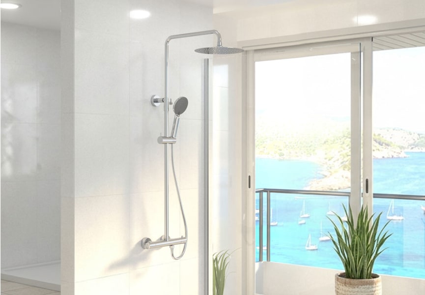 Conjuntos de ducha y baño Round Elite Gme ambiente 10