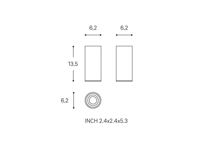 Portacepillos de baño Architect Cosmic croquis 3