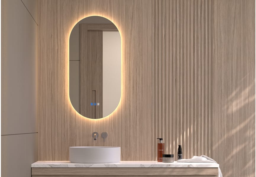 Espejo de baño con luz LED Denia Bruntec principal 5