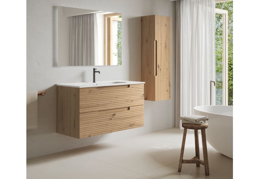 Conjunto mueble de baño Kyoto japandi Visobath ambiente 5