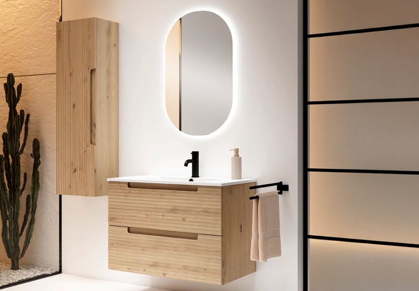 Conjunto mueble de baño Kyoto japandi Viso principal 0