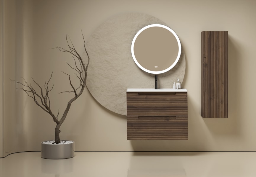 Conjunto mueble de baño Kyoto japandi Viso ambiente 5