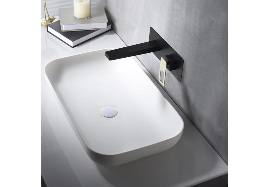 Grifo de lavabo monomando empotrado cromo Suecia de Imex