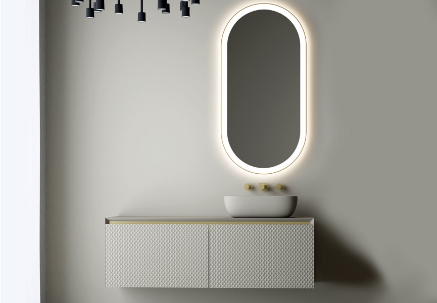 Espejo de baño con luz LED Zenit de Bruntec principal 0