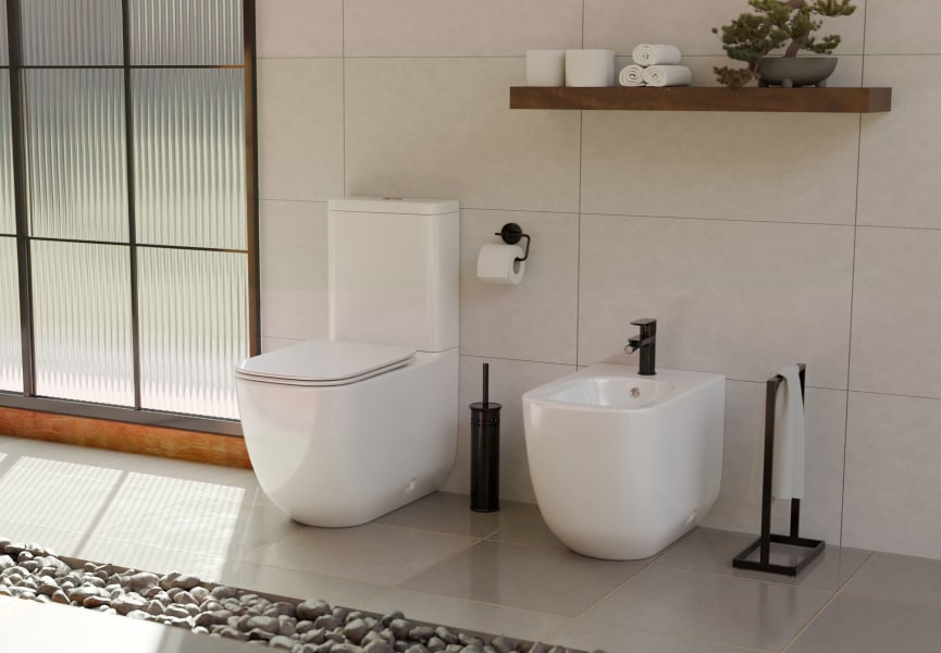 Inodoro compacto Zen Fossil Natura ambiente 3