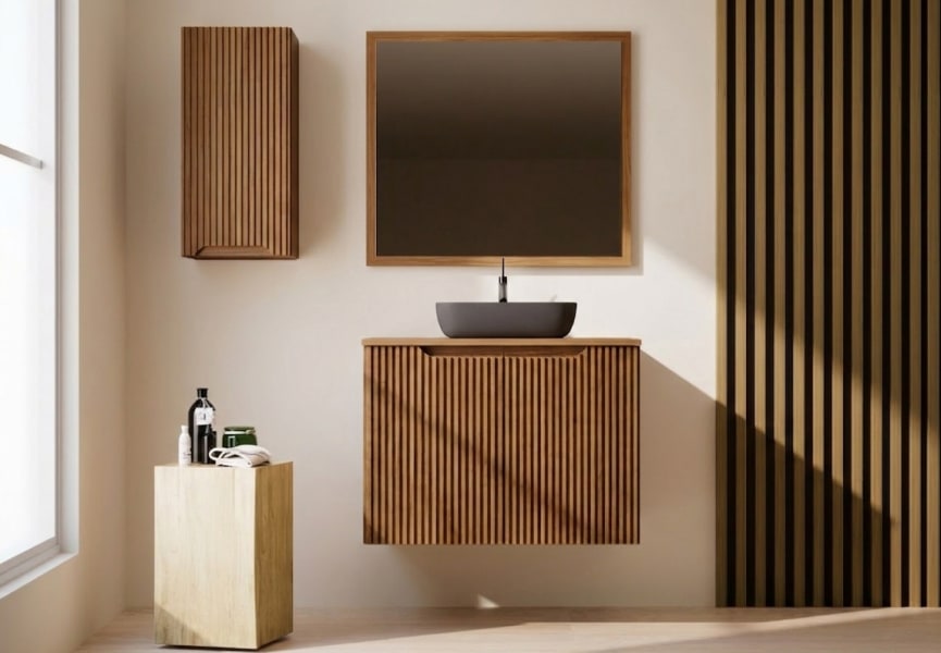 Mueble de baño de madera maciza Alpes 14 Bruntec principal 0